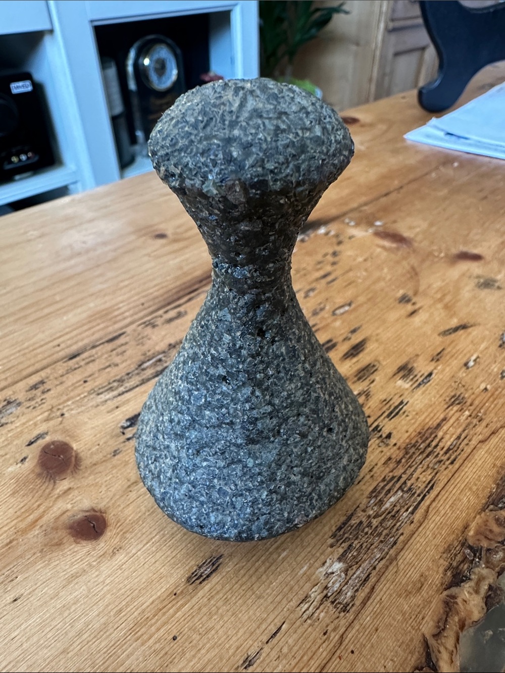 3” Made in Hawaii Basalt Poi Pounder